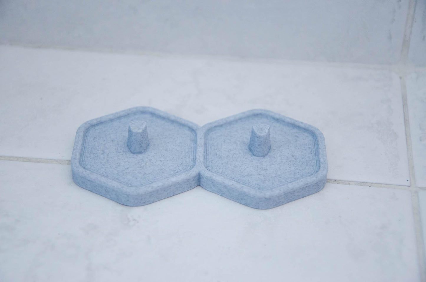 Electric Toothbrush Drip Tray Stand Holder, 1,2,3,4,5,6 Bathroom Organiser Decor Marble