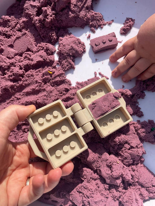 Brick Maker for Play Dough & Sand: Montessori Sensory Toy