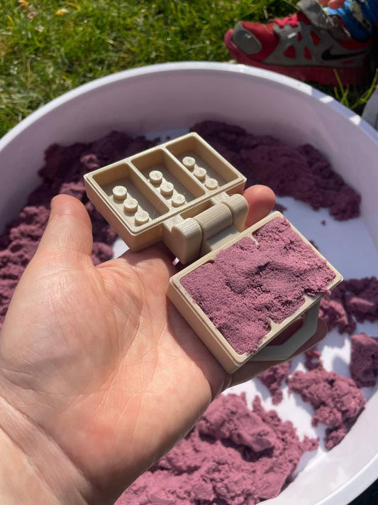 Brick Maker for Play Dough & Sand: Montessori Sensory Toy