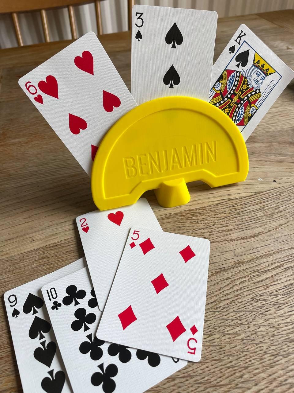 Personalized Playing Card Holder for Kids: Card Game Accessory