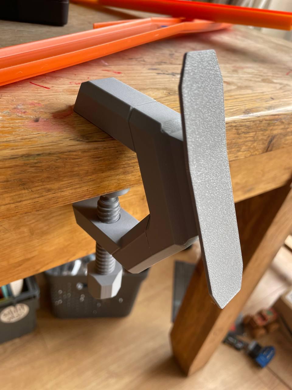 Hot Wheels Track Clamp: Table Edge Mount
