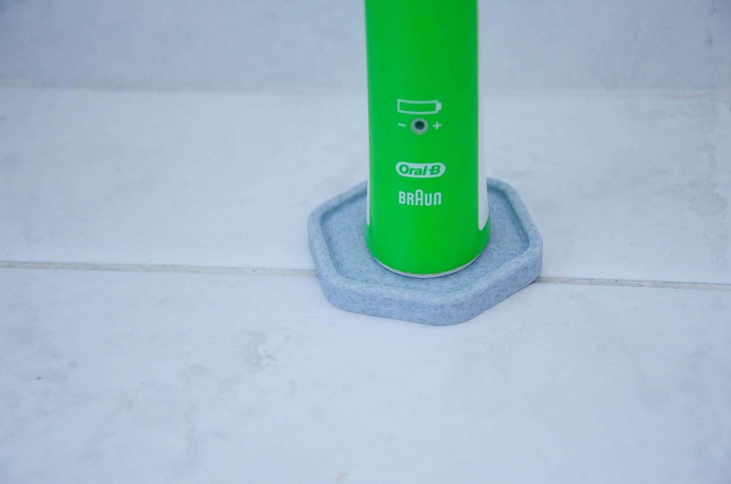 Electric Toothbrush Drip Tray Stand Holder, 1,2,3,4,5,6 Bathroom Organiser Decor Marble