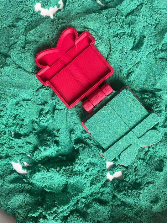 Christmas Present mould for Play Dough & Sand: Montessori Sensory Toy
