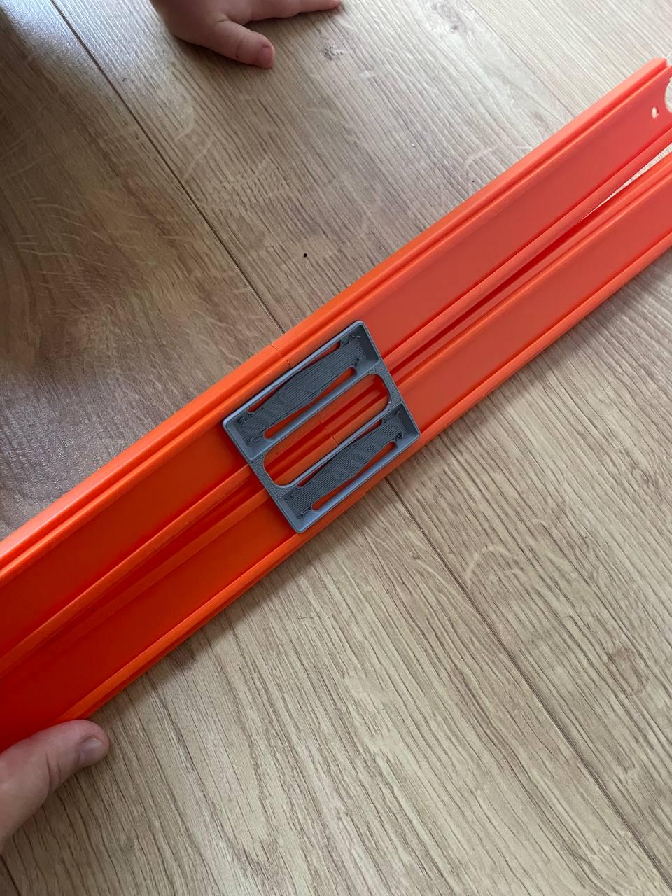 Hot Wheels Track Connector: Two-Lane & Monster Truck Compatible (Set of 4)