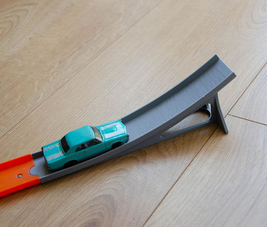 Hot Wheels Compatible Track Jump: Trick End Connector