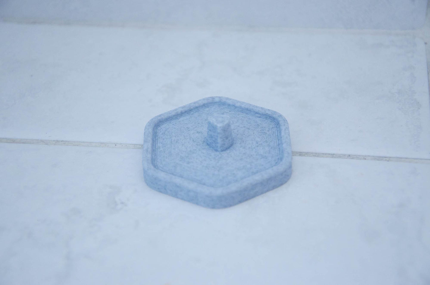 Marble Grey Toothbrush Stand: Family Organizer Holder, marble decor