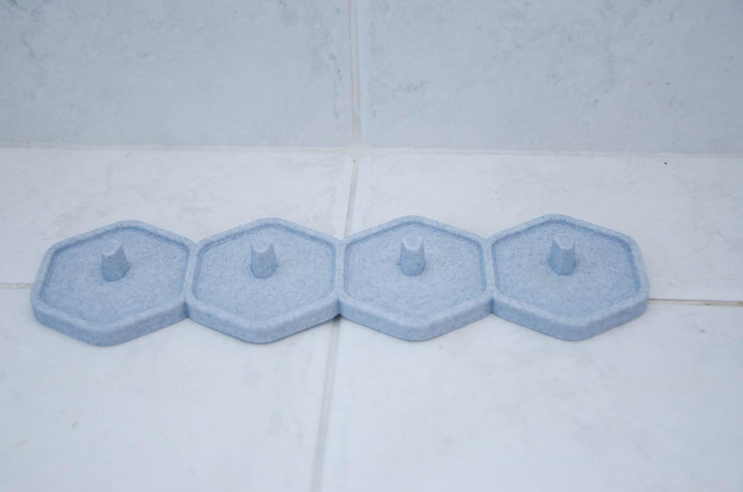Electric Toothbrush Drip Tray Stand Holder, 1,2,3,4,5,6 Bathroom Organiser Decor Marble