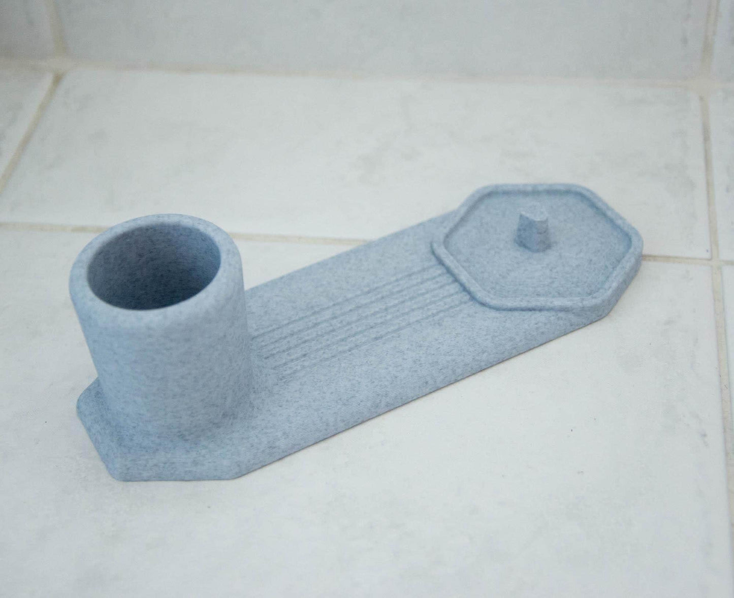 Family toothbrush holders, marble decor, bathroom organiser, toothbrush stand, Multi head storage
