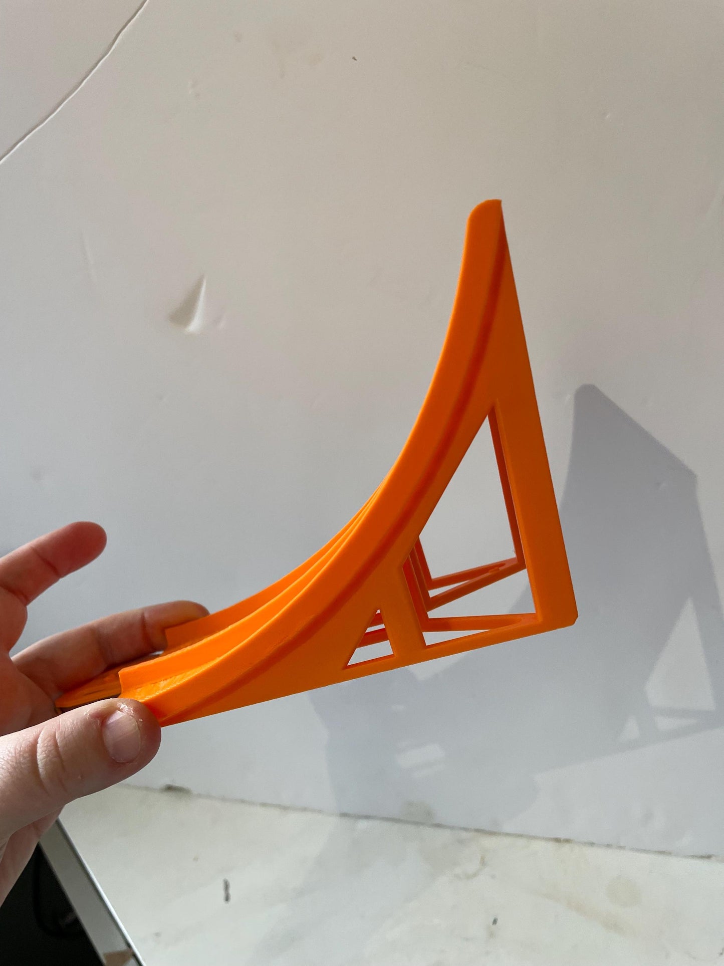 Orange Hot Wheels Track Jump - Custom Add-On, Monster Truck Compatible