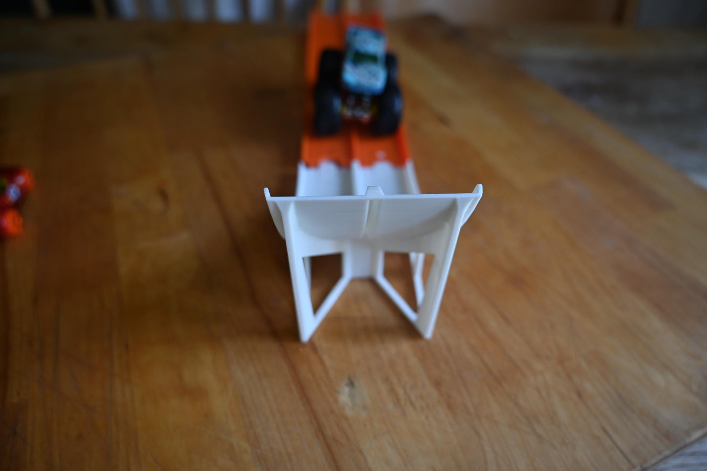 Monster Truck High Jump Track Connector: 2-Lane Hot Wheels Ramp